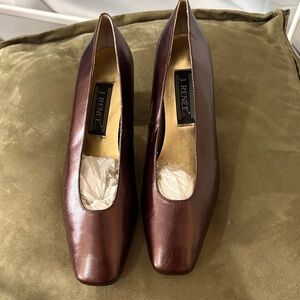 J.Renee Women's Metallic Brown Heels